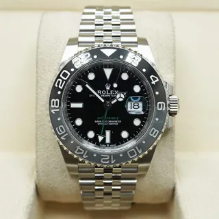 Rolex GMT-Master II 126710GRNR-0003 Stainless steel Black