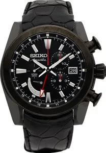 Seiko Ananta Spring Drive SPS009 46mm Stainless steel and Black PVD Matte black