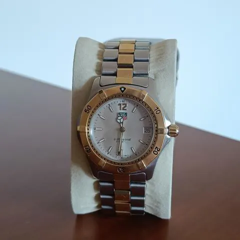 TAG Heuer 2000 WK1120 37mm Yellow gold and Stainless steel White