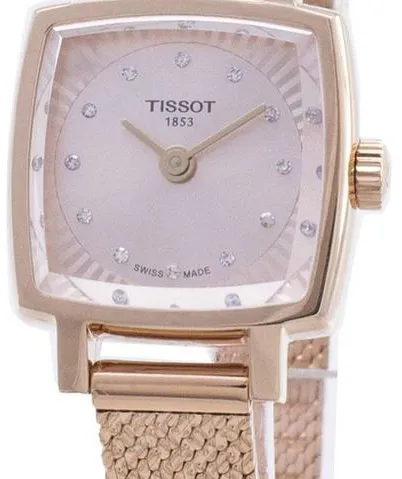 Tissot Sailing-Touch T058.109.33.456.00 20mm Yellow gold and Stainless steel Beige