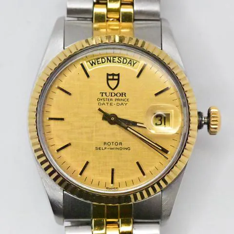 Tudor Prince Date 94613 35mm Stainless steel Gold 16