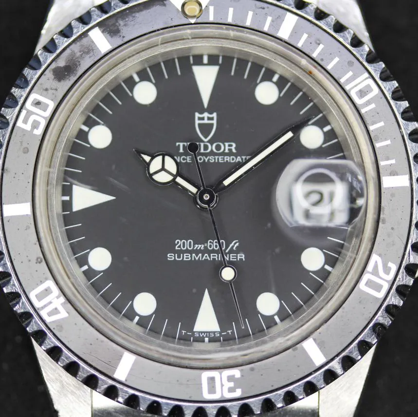 Tudor Submariner 79090 40mm Stainless steel Black