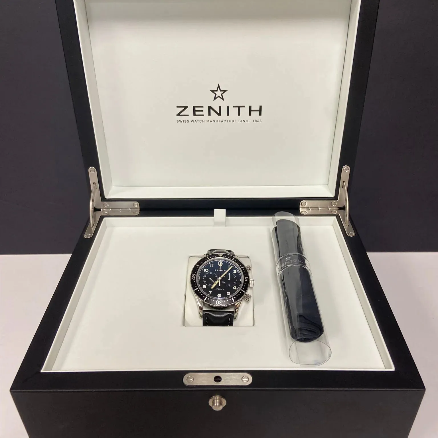 Zenith Pilot 03.2240.4069/21.C774 43mm Stainless steel Black 7