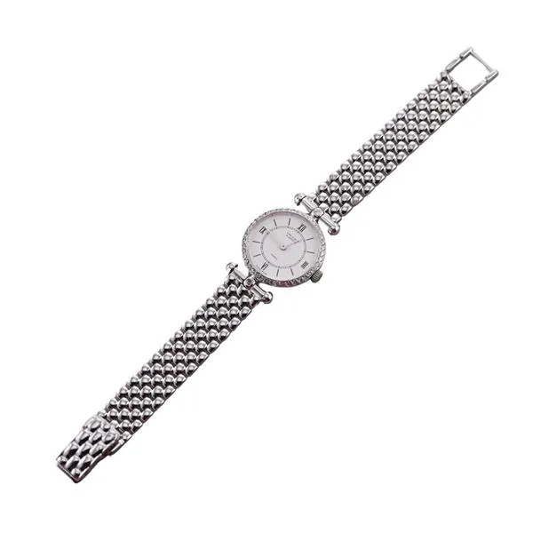 Van Cleef & Arpels 20mm 18k white gold and Diamond White