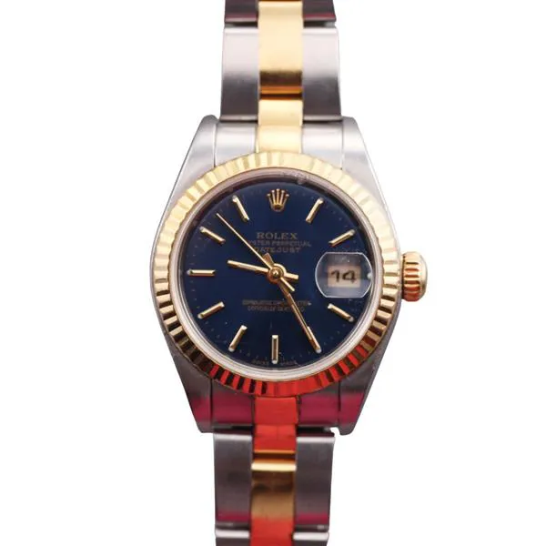 Rolex Lady-Datejust 79173 26mm Yellow gold and Stainless steel Blue 1