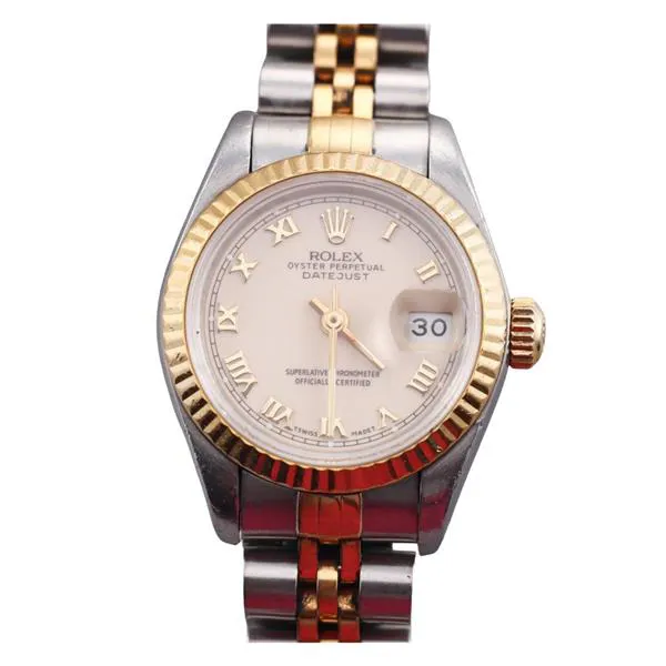 Rolex Lady-Datejust 69173 26mm Stainless steel and 18k yellow gold Cream 1