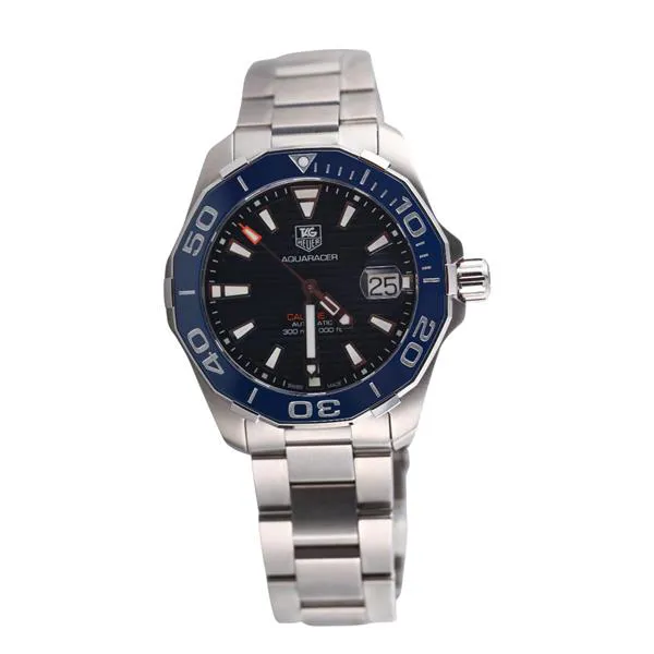 TAG Heuer Aquaracer WAY211C 40mm Stainless steel Blue