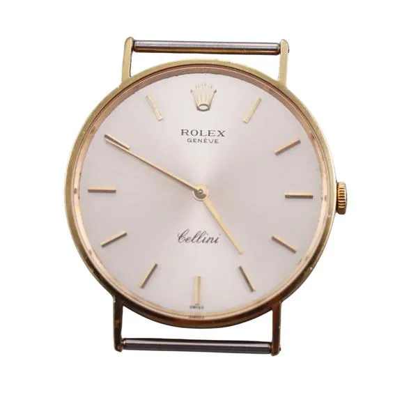 Rolex Cellini 3833 31mm Yellow gold Silver