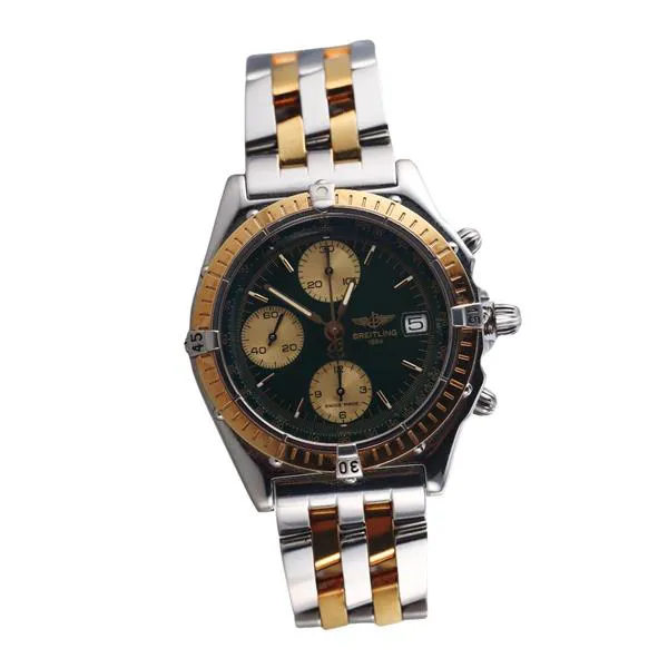 Breitling Chronomat D13050.1 40mm Yellow gold and Stainless steel Green