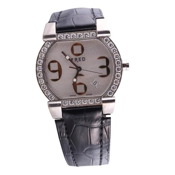 Fred Watches FD014561 37mm White gold and Diamond Silver