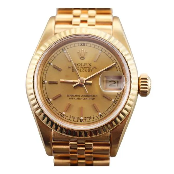 Rolex Lady-Datejust 69178 26mm Yellow gold Champagne 1