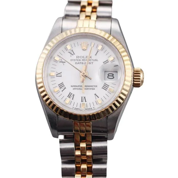 Rolex Lady-Datejust 69173 26mm Yellow gold and Stainless steel White 1