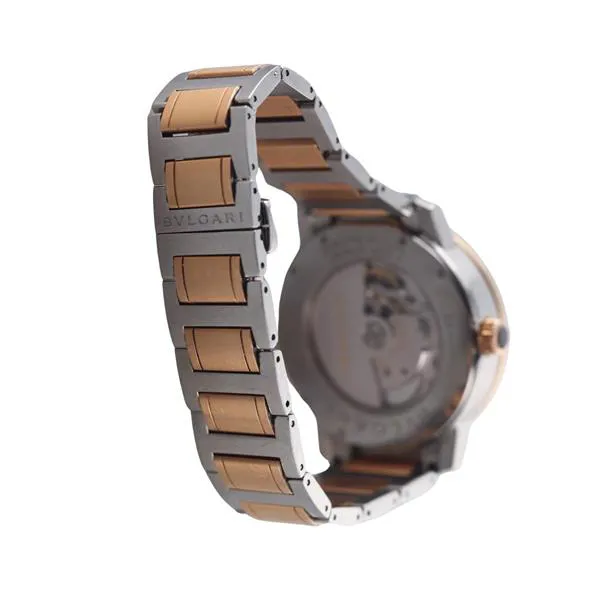 Bulgari Bulgari BB 41 SPG 41mm Rose gold and Stainless steel White 2