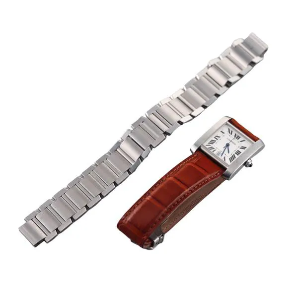 Cartier Tank Française 2302 28mm Stainless steel 2