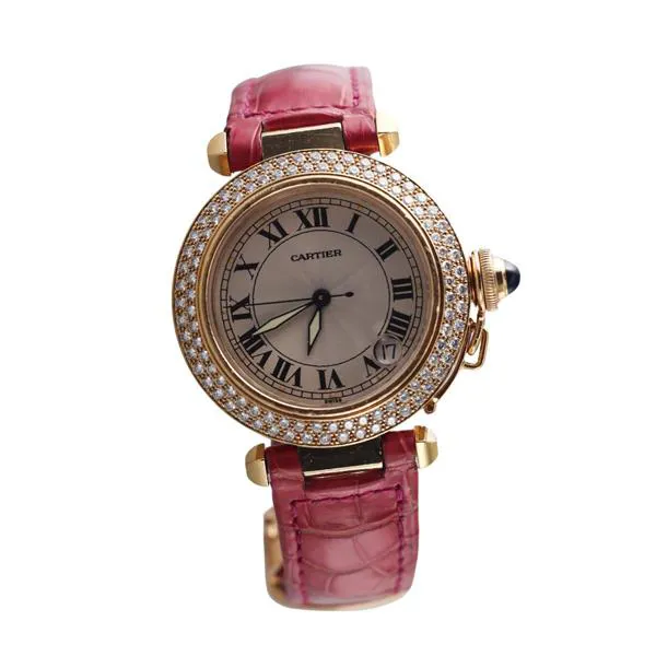 Cartier Pasha 1035/W3004856 36mm Yellow gold and Diamond