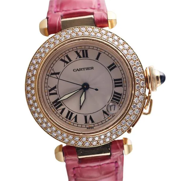 Cartier Pasha 1035/W3004856 36mm Yellow gold and Diamond 1