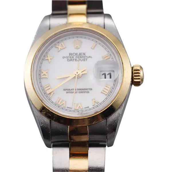 Rolex Lady-Datejust 69163 26mm Yellow gold and Stainless steel White 1