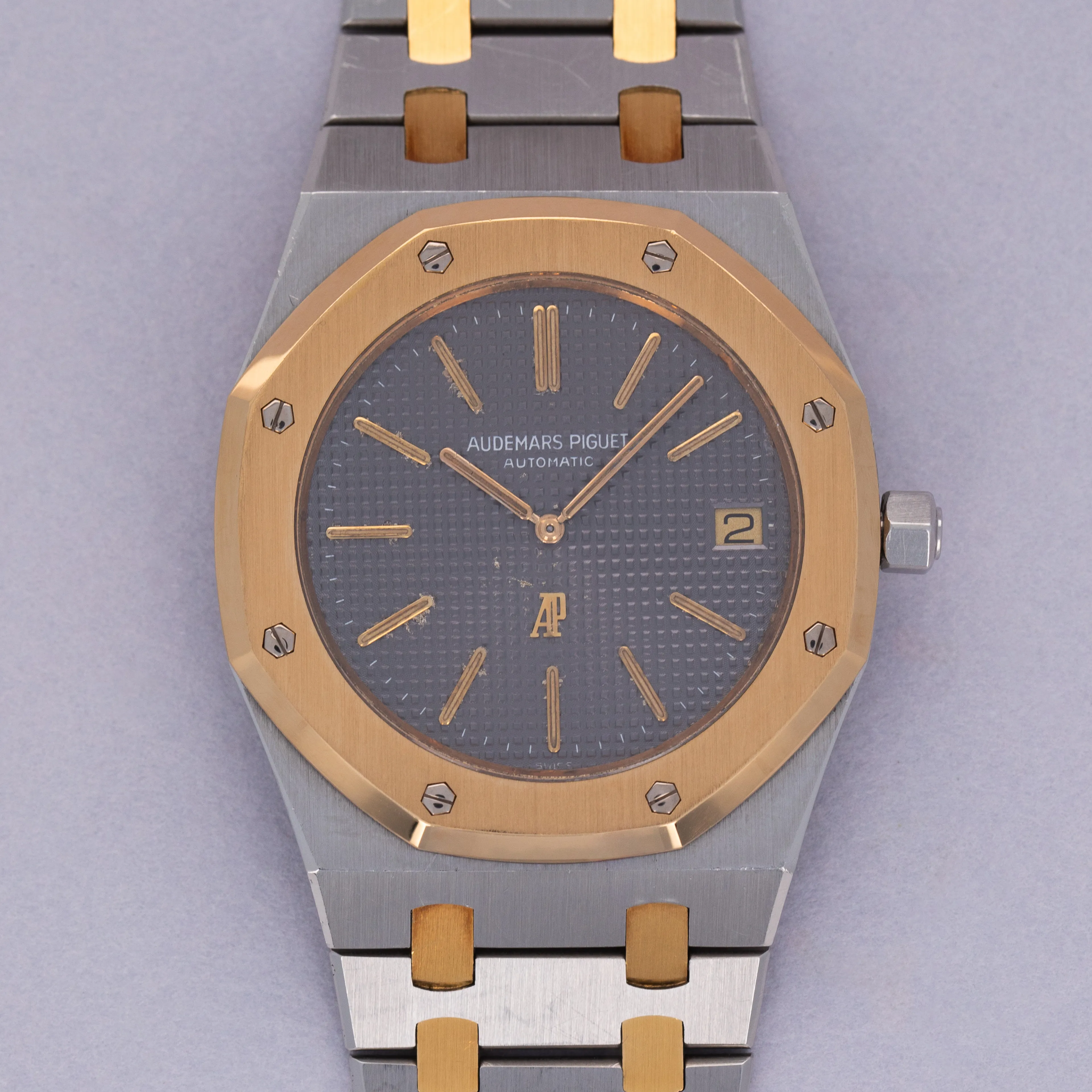 Audemars Piguet Royal Oak 5402 BA 39mm Yellow gold and Stainless steel Gray