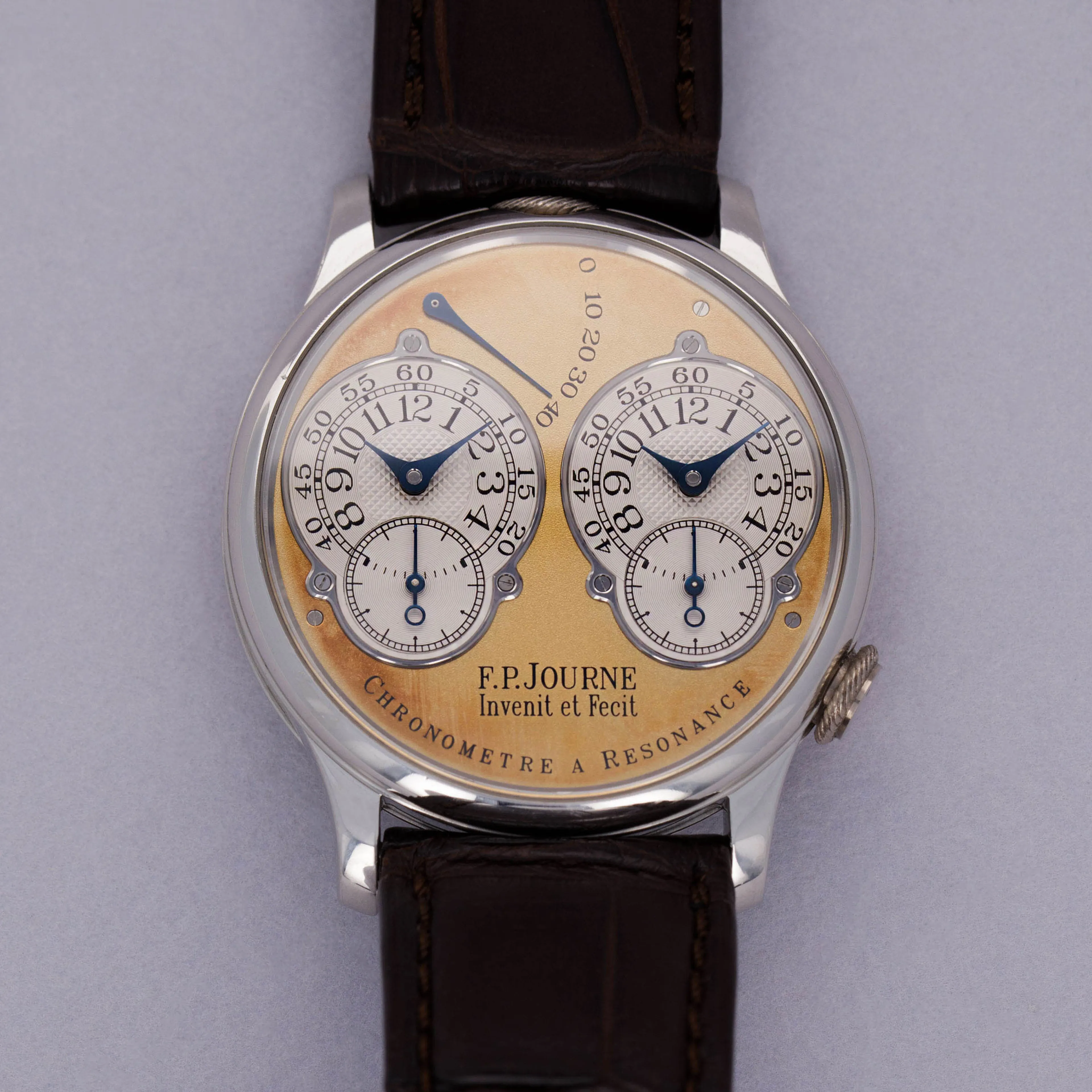 F.P. Journe Chronomètre à Résonance 01R 38mm Platinum Gold