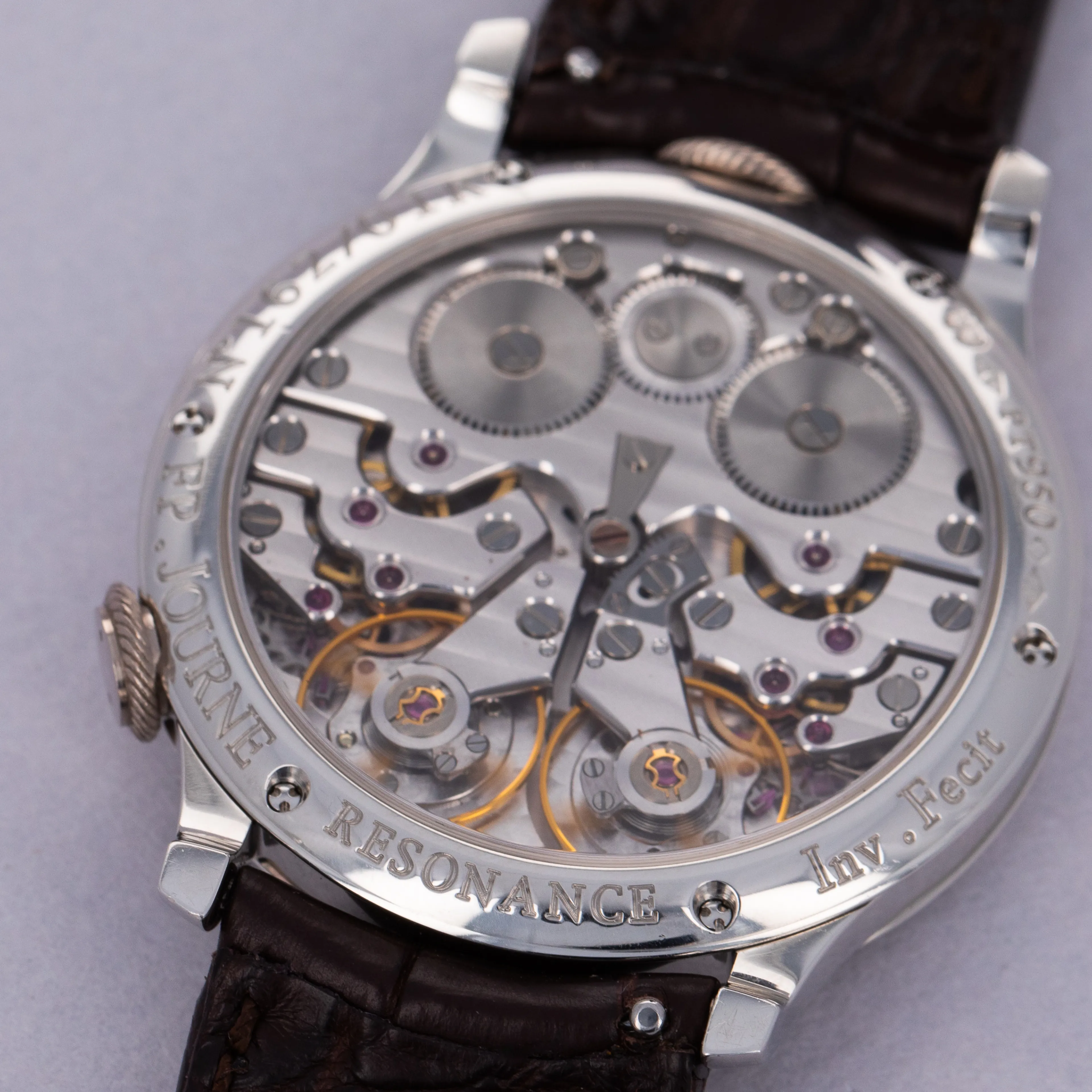 F.P. Journe Chronomètre à Résonance 01R 38mm Platinum Gold 4