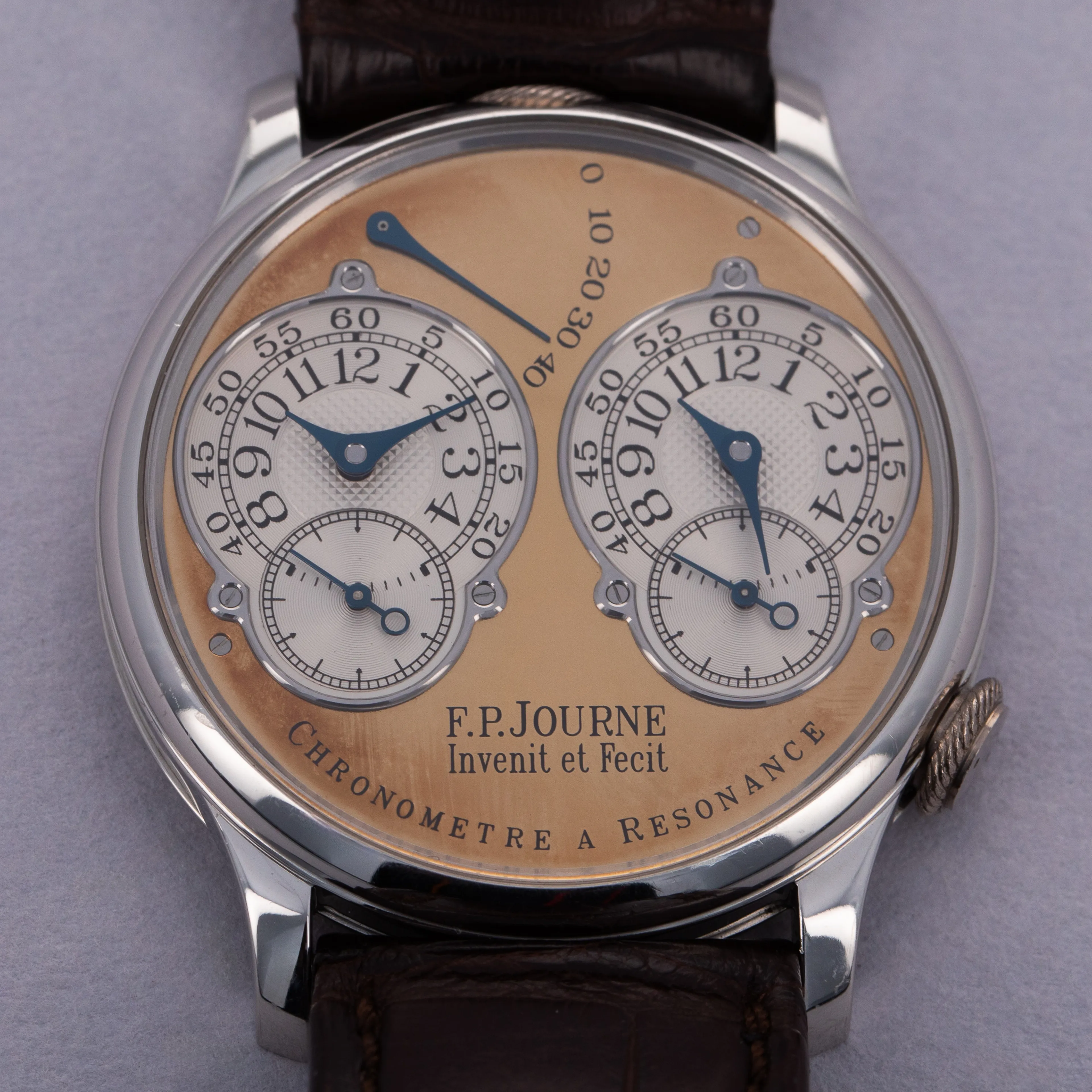 F.P. Journe Chronomètre à Résonance 01R 38mm Platinum Gold 8