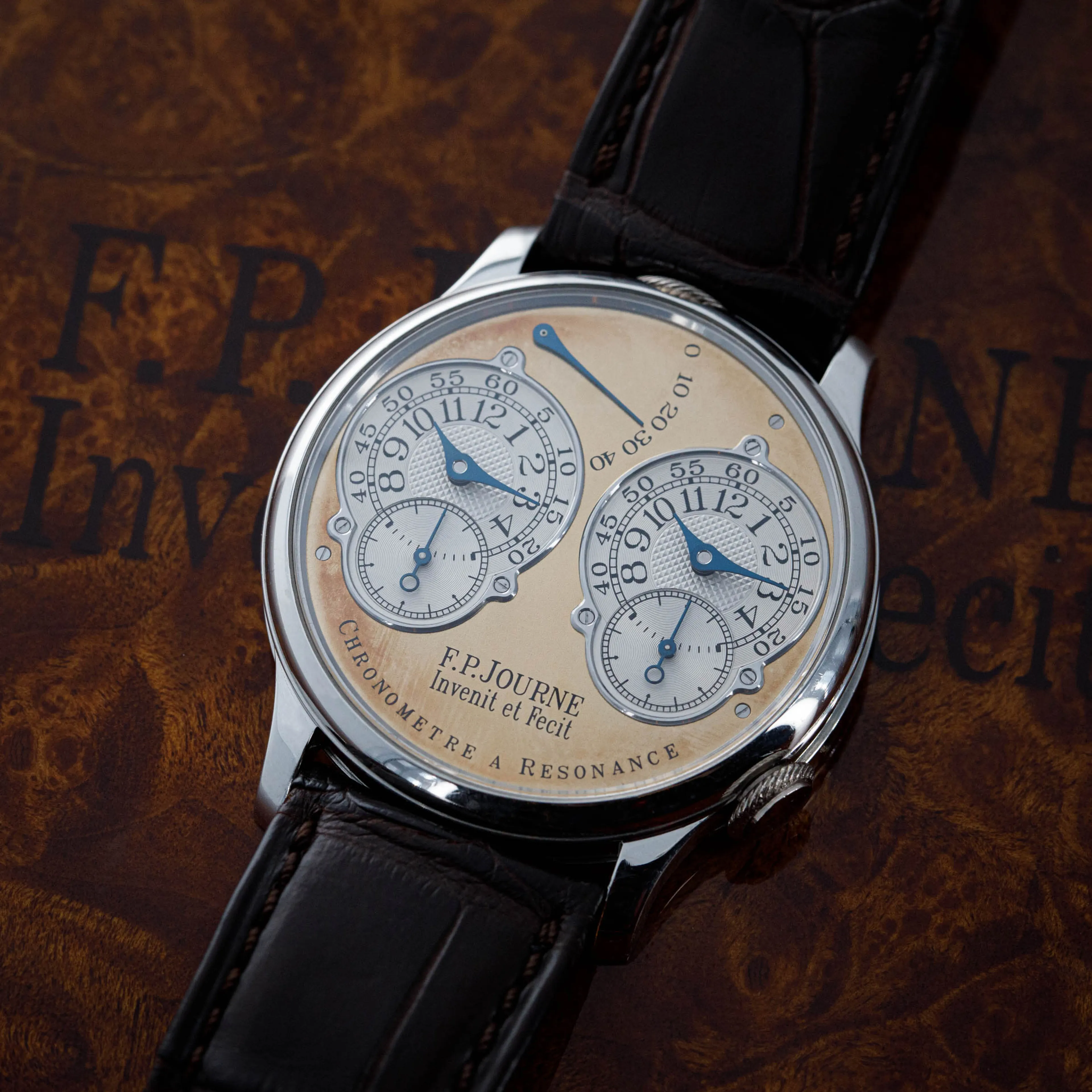 F.P. Journe Chronomètre à Résonance 01R 38mm Platinum Gold 19