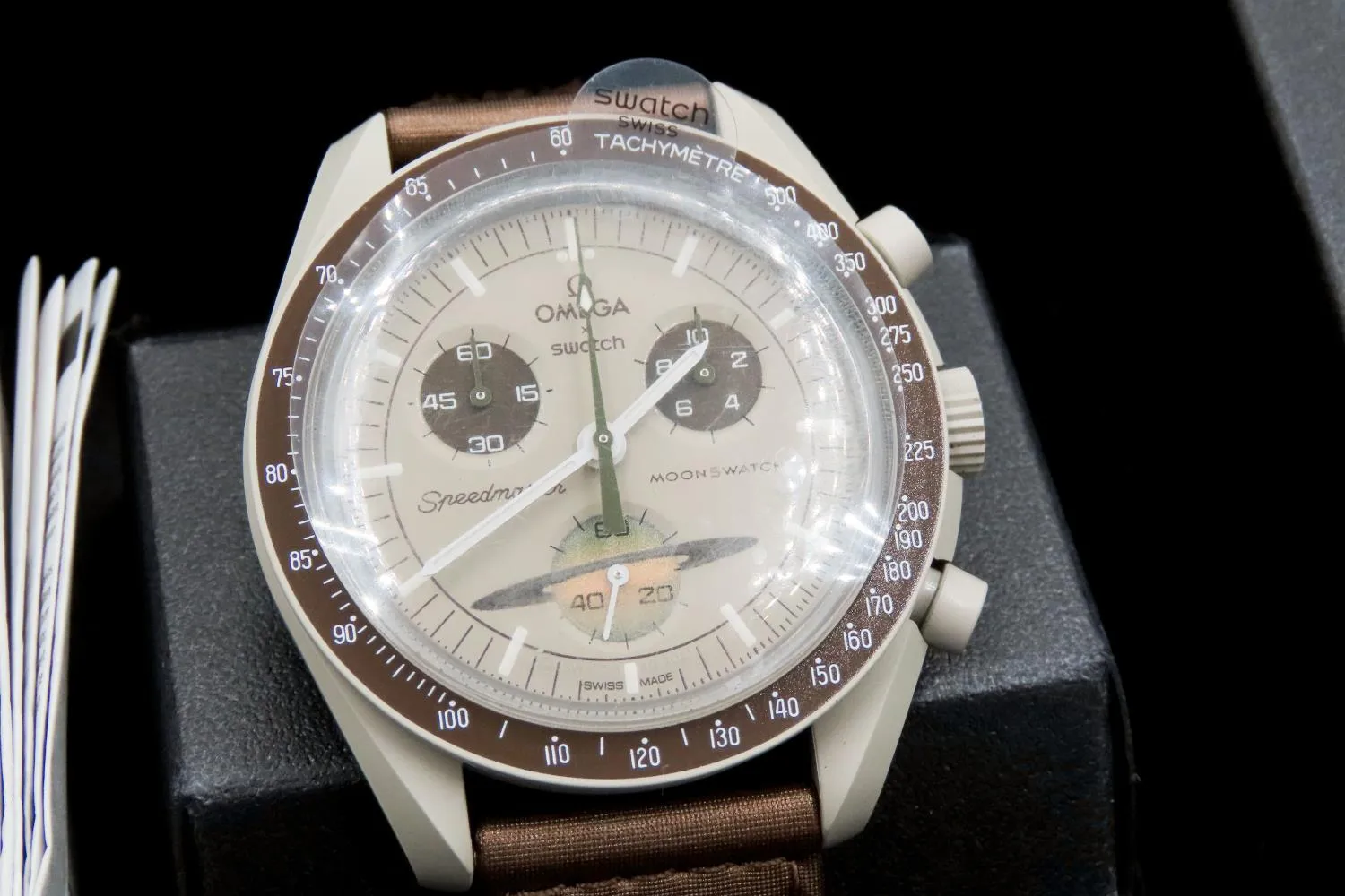 Omega Moonswatch Bioceramic Brown 1