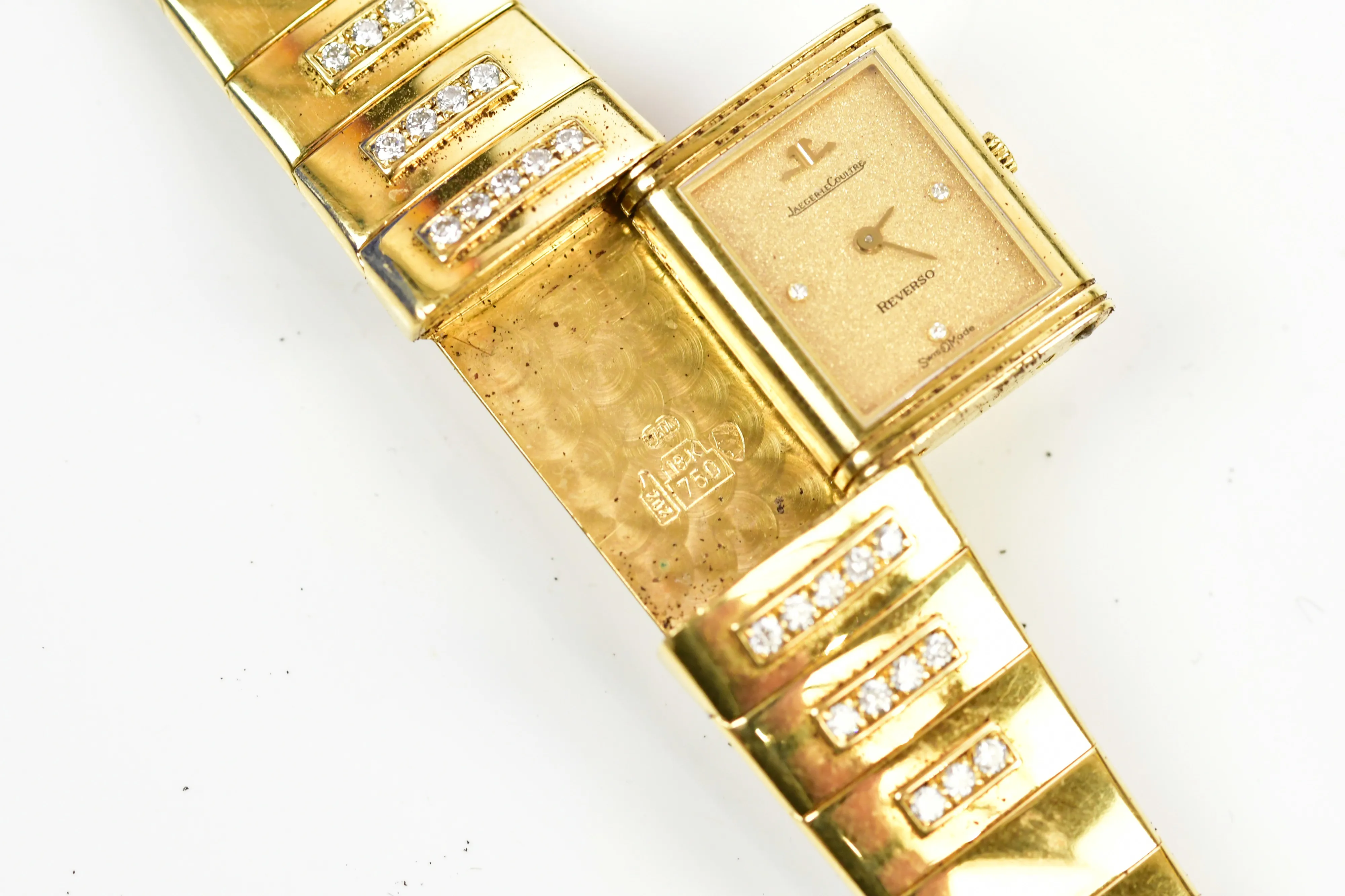 Jaeger-LeCoultre Reverso Yellow gold and Diamond 2