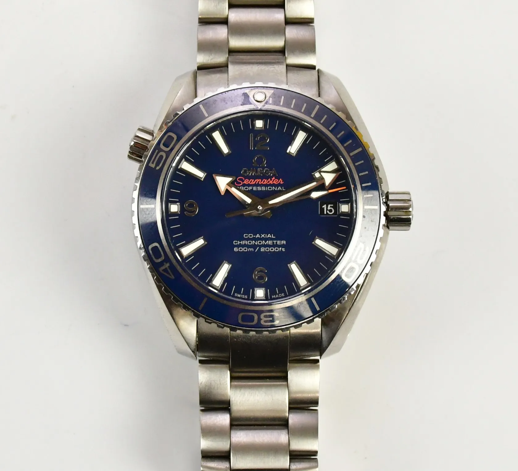 Omega Seamaster Stainless steel Blue