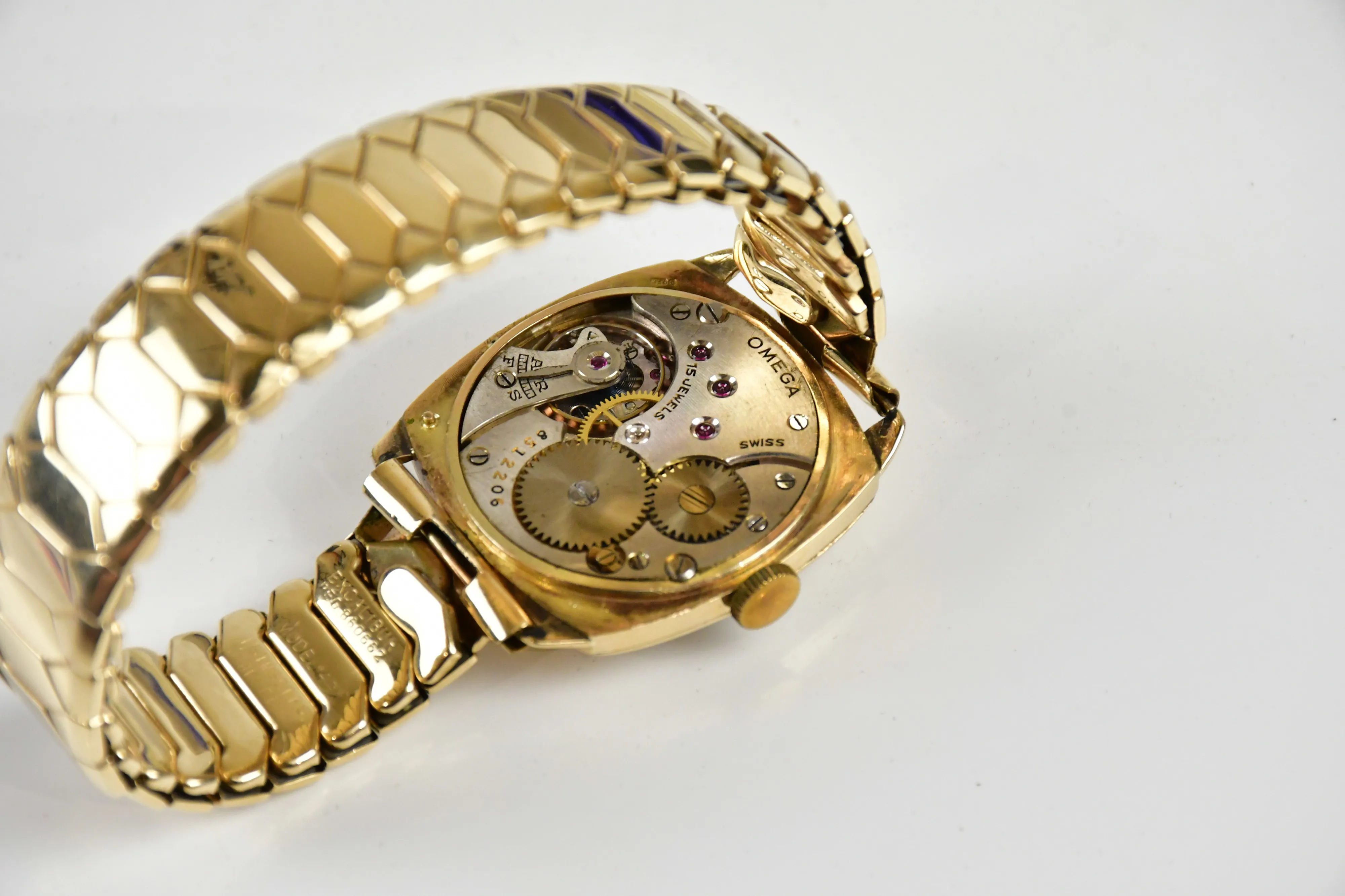 Omega 28mm Yellow gold Silver 2