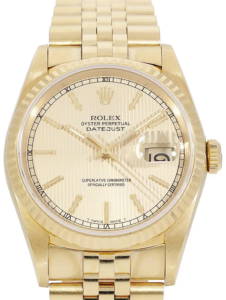 Rolex Datejust 36 16238 36mm Yellow gold Gold