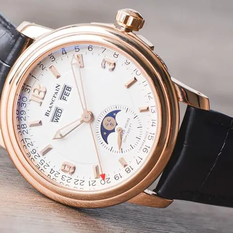 Blancpain Léman 3563A-3642A-53B 38mm Rose gold Silver