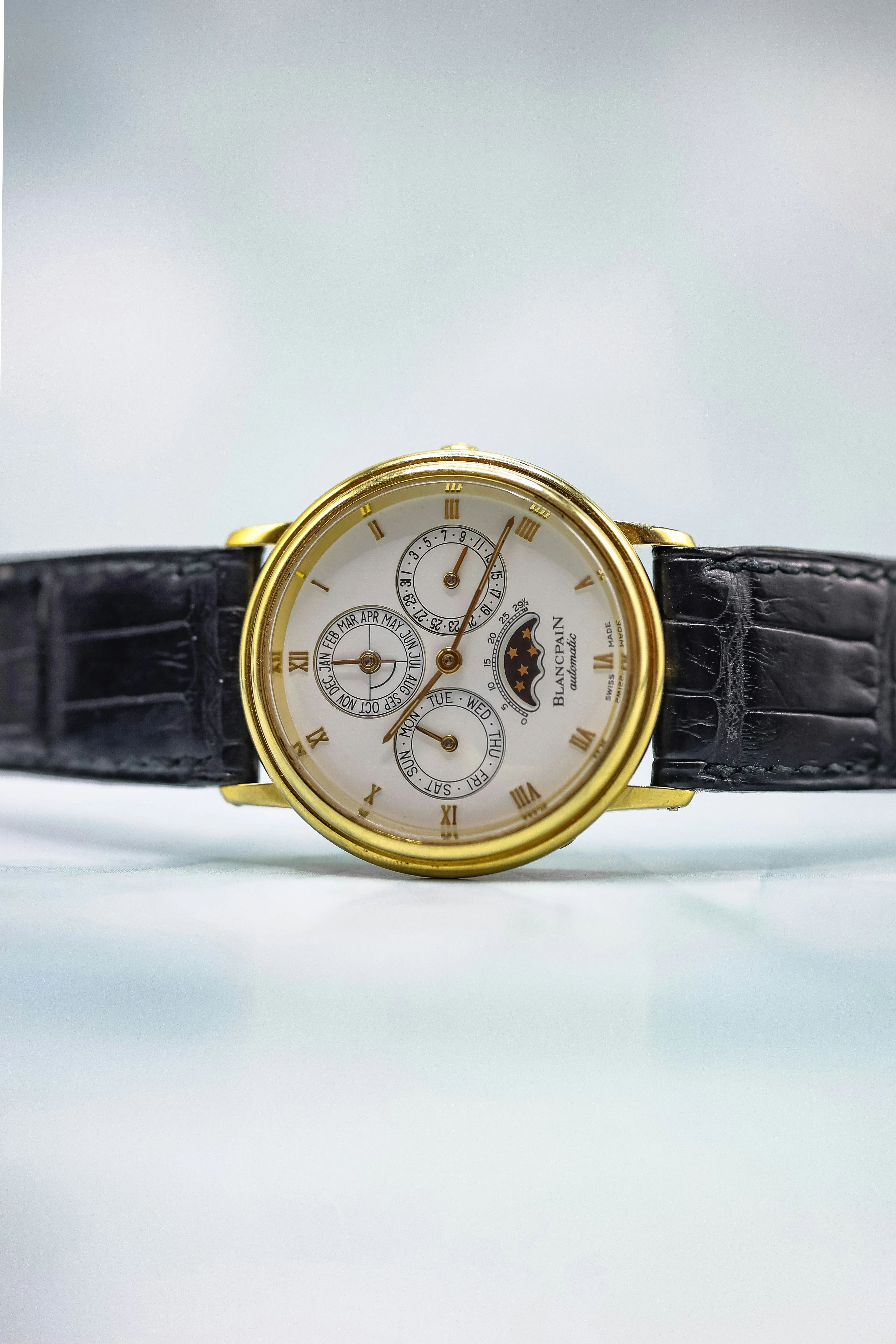 Blancpain Villeret 5495 34mm Yellow gold White 6