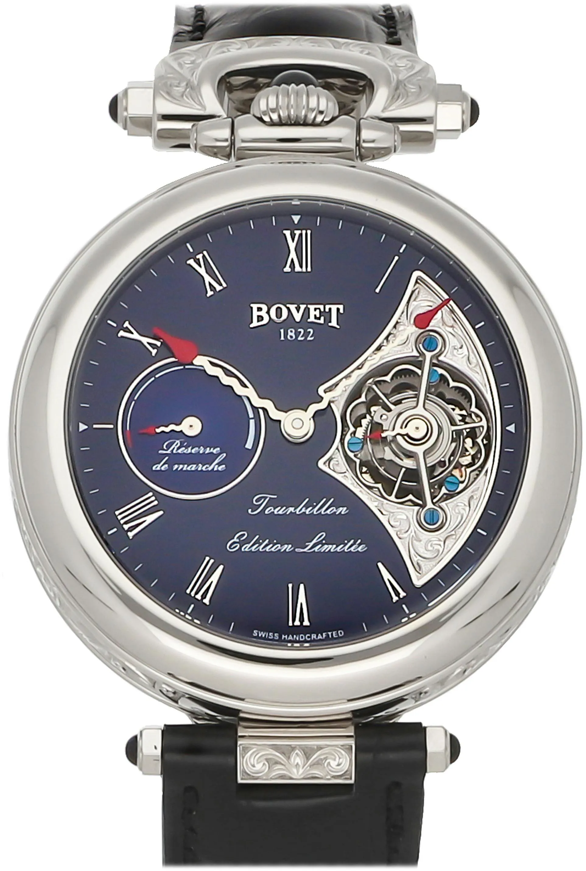 Bovet Fleurier AIT7508-G234-01 44mm White gold Blue