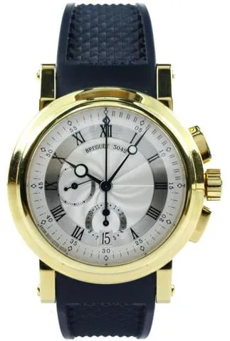 Breguet Marine 5827BA/12/5ZU 42mm Yellow gold Silver