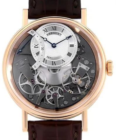 Breguet Tradition 7097BR/G1/9WU 40mm Rose gold Silver