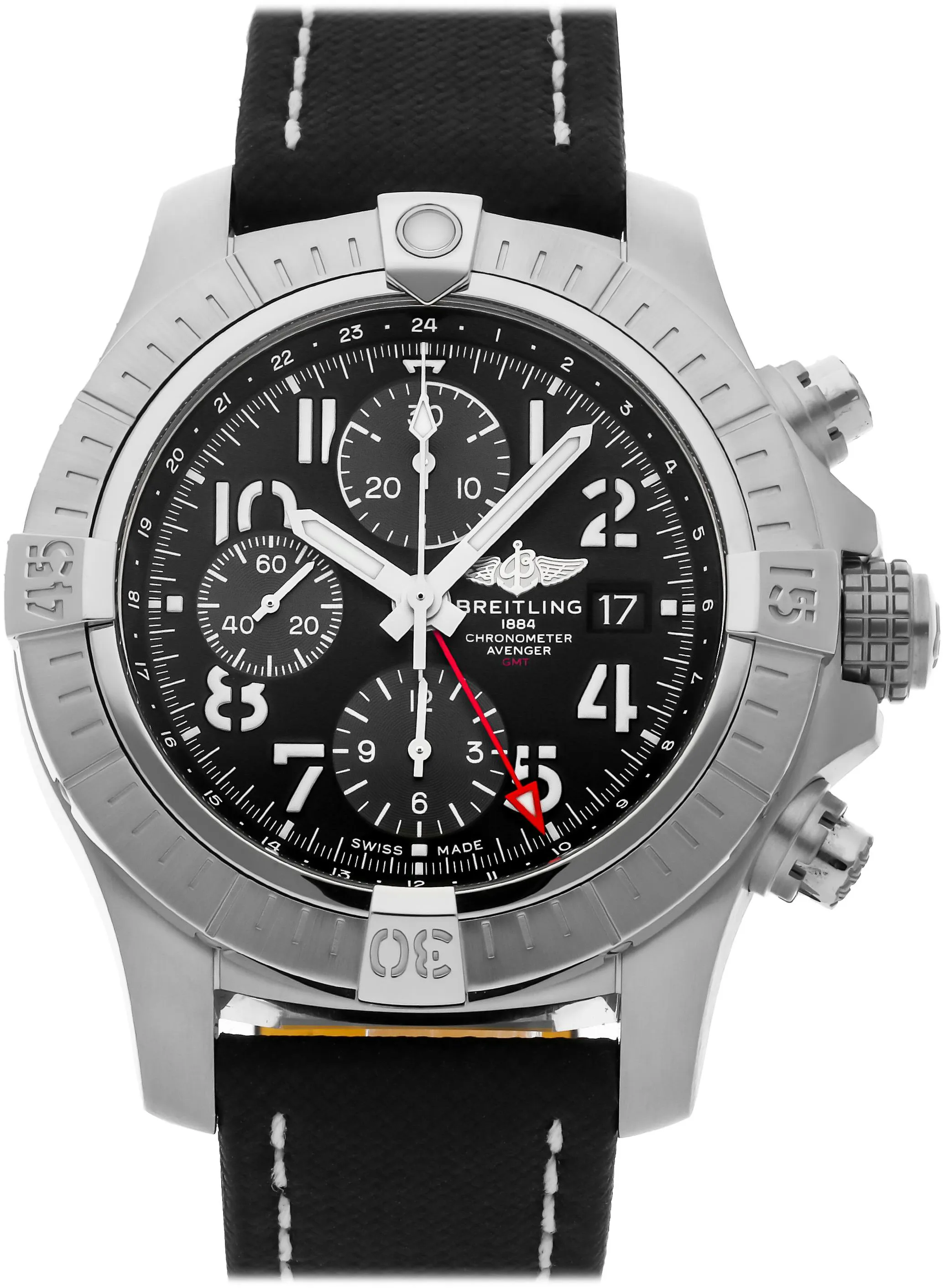 Breitling Avenger a24315101b1x2 45mm Stainless steel Black