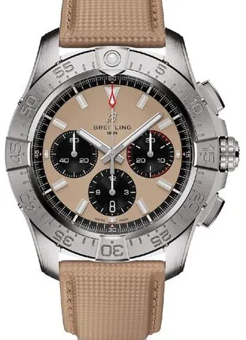 Breitling Avenger AB0147101A1X1 44mm Stainless steel Beige