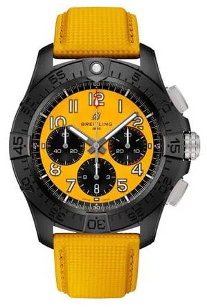 Breitling Avenger SB0147101I1X1 44mm Black ceramic Yellow