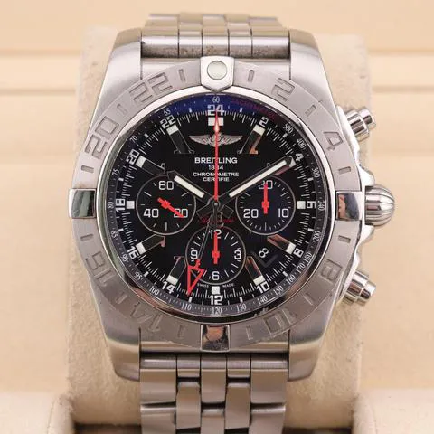 Breitling Chronomat AB0412 47mm Stainless steel Black