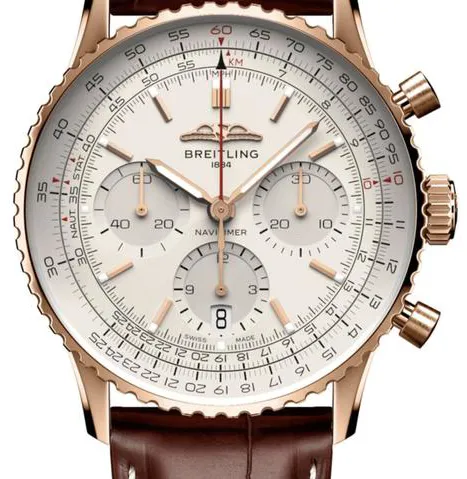 Breitling Navitimer RB0139211G1P1 41mm Rose gold Silver