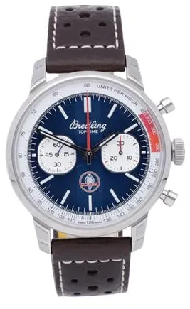 Breitling Top Time AB01763A1C1X1 41mm Stainless steel Blue