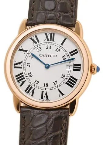 Cartier Ronde Solo de Cartier W6701008 36mm Rose gold Silver