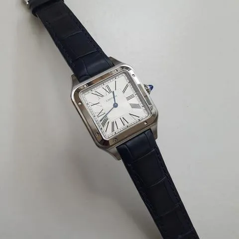 Cartier Santos Dumont WSSA0022 43.5mm Stainless steel Silver