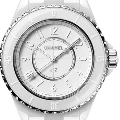 Chanel J12 H6345 33mm White ceramic White