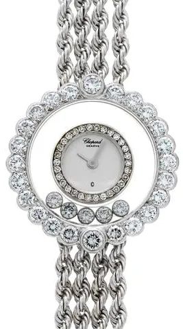 Chopard Happy Diamonds 4066 27mm White gold Silver