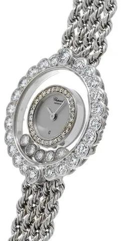 Chopard Happy Diamonds 4066 27mm White gold Silver 1