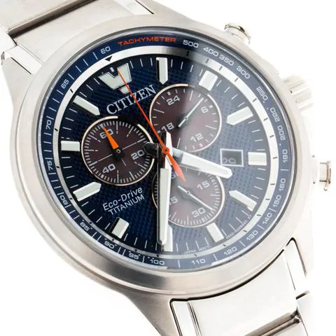 Citizen Eco-Drive AT2470-85L 42mm Titanium Blue 4