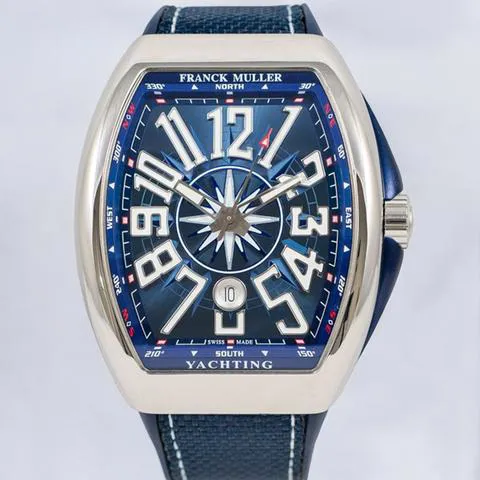 Franck Muller Vanguard V45 SC DT AC BL 53.5mm Stainless steel Blue