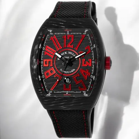 Franck Muller Vanguard V 45 SC DT  NR (NR) 44mm Carbon fiber Black